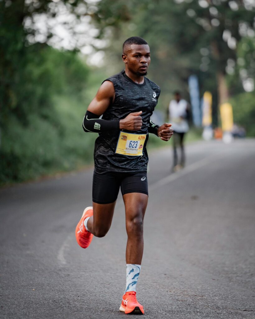 Lee, a local runner from Moshi
